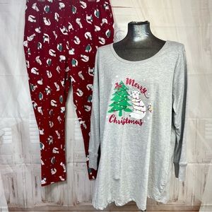 Dreams & Co 1X (22/24) Christmas cat Pajamas